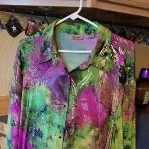 Wrangler XXL colorfull snap shirt